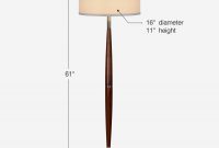 Lucas Led Pole Floor Lamp Tall Standing Drum Shade Lighting All Rooms with size 1500 X 1500