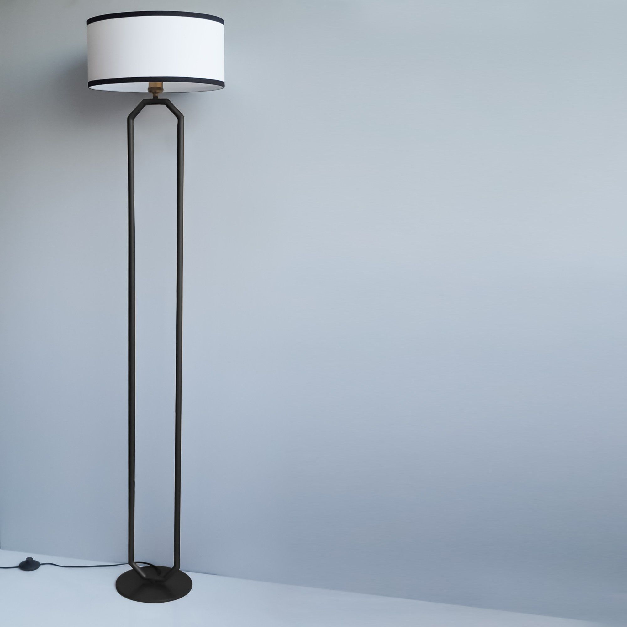 Lucent Black Floor Lamp Chic Tall Standing Light Fixture In pertaining to proportions 2000 X 2000