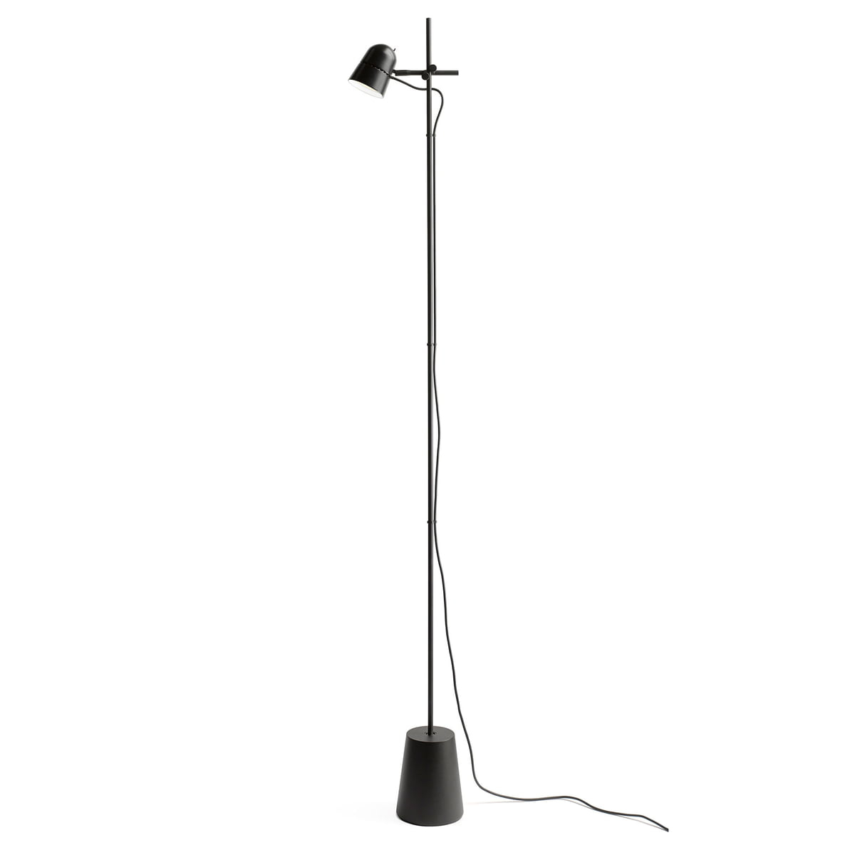 Luceplan Counterbalance Stehleuchte Schwluceplan Counterbalance Led Floor Lamp Blackarz in measurements 1200 X 1200