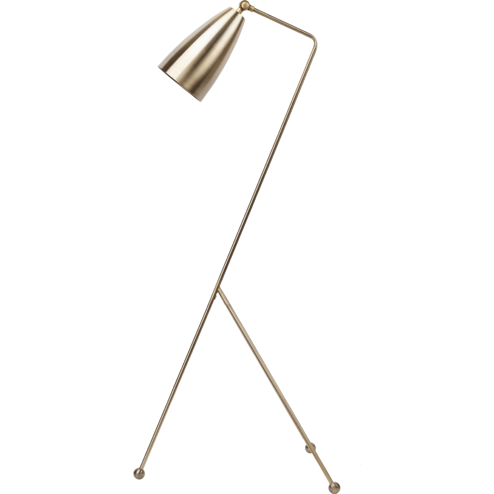 Lucille Floor Lamp In Antique Brass Nuevo Modern Furniture regarding sizing 1000 X 1000