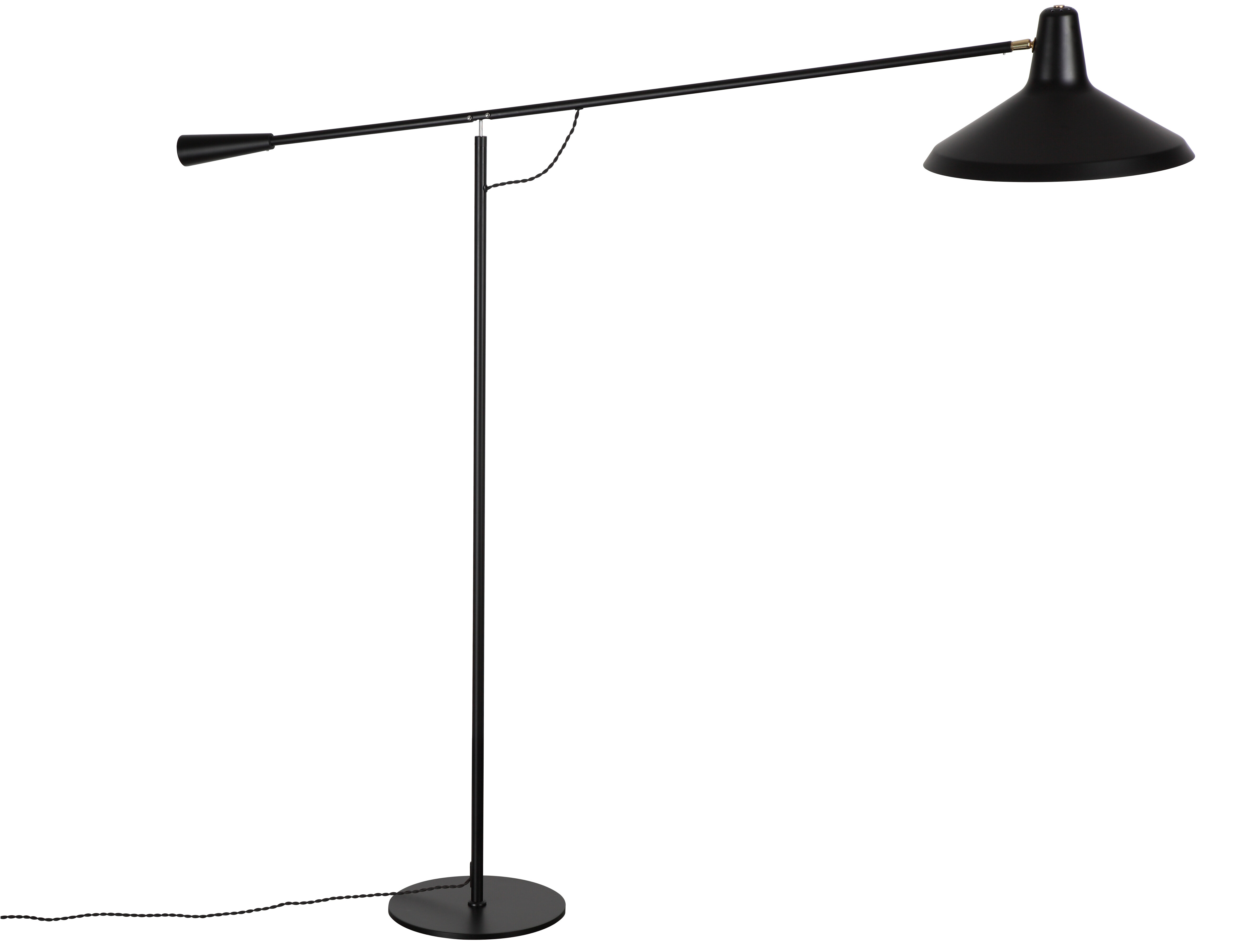 Lucious 63 Swing Arm Floor Lamp for dimensions 4695 X 3620