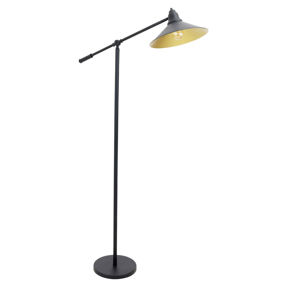 Lumisource Paddy Industrial Floor Lamp In Black And Gold Lumisource in sizing 1000 X 1000