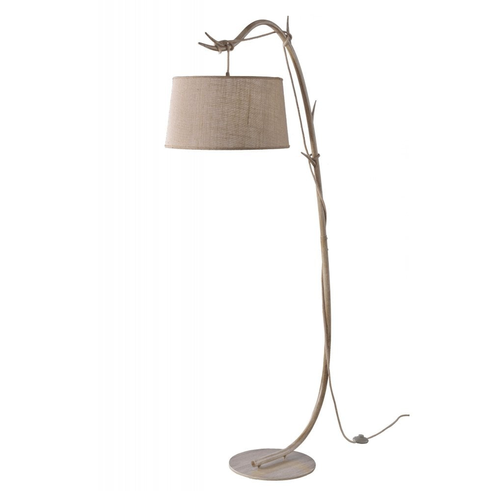 M6182 Sabina Single Light Rustic Floor Lamp In Imitation Wood Finish inside size 1000 X 1000