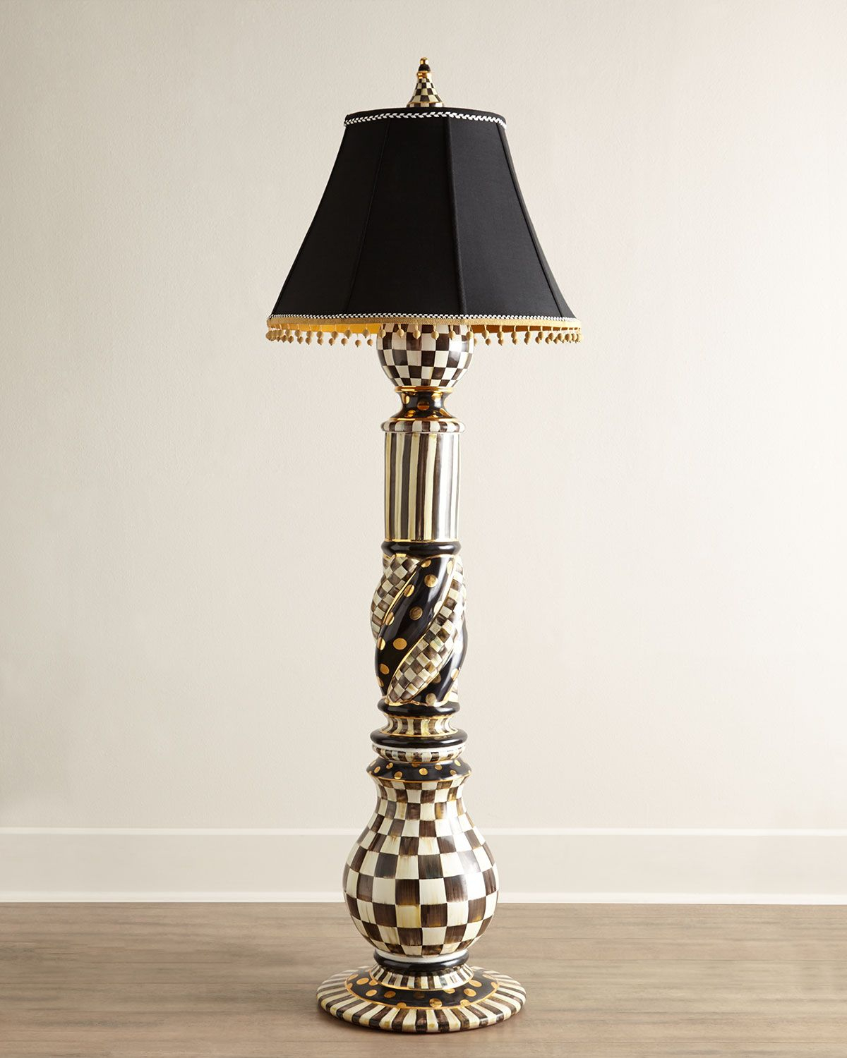 Mackenzie Childs Courtly Check Floor Lamp In 2019 Bedroom in measurements 1200 X 1500