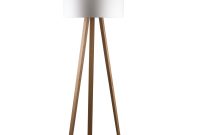 Maigrau Luca Stand High Floor Lamp Natural Oak White with proportions 1200 X 1200