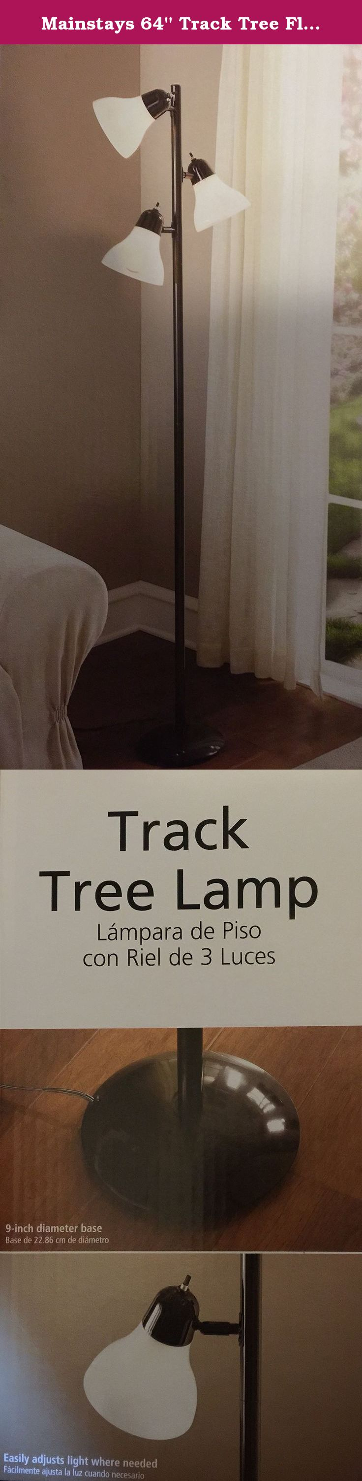Mainstays 64 Track Tree Floor Lamp Black 64 Floor Lamp within proportions 736 X 3006