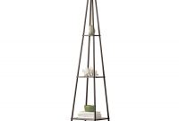 Mainstays 69 Etagere Floor Lamp Charcoal Finish Led Bulb Included Walmart with regard to proportions 1500 X 1500