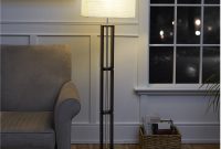 Mainstays Dark Wood Floor Lamp With Rice Paper Shade throughout proportions 2000 X 2000