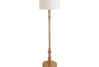 Maldon Oak Wooden Floor Lamp With White Shade within proportions 1200 X 925