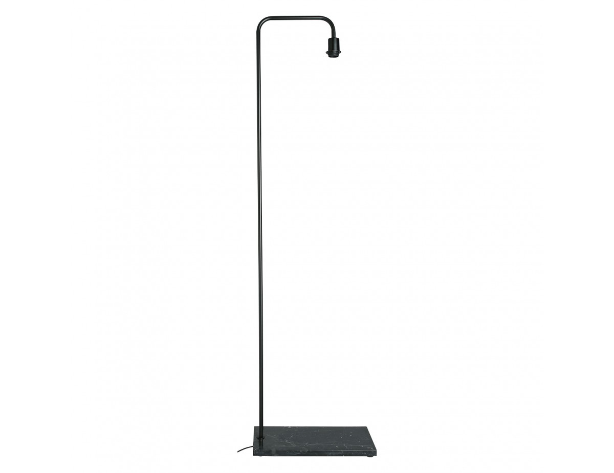Marbelle Black Black Metal And Marble Floor Lamp within size 1200 X 925