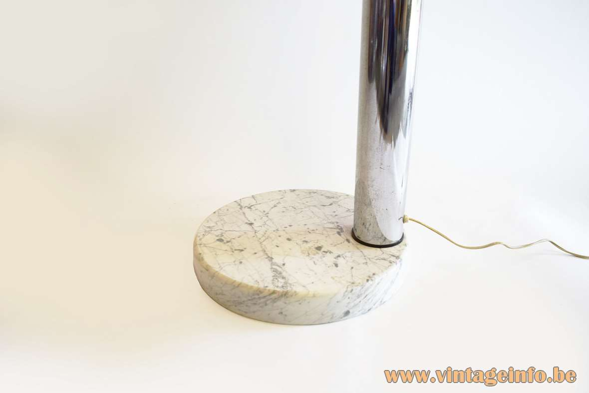 Marble And Chrome Eyeball Floor Lamp Vintage Info All intended for dimensions 1180 X 787