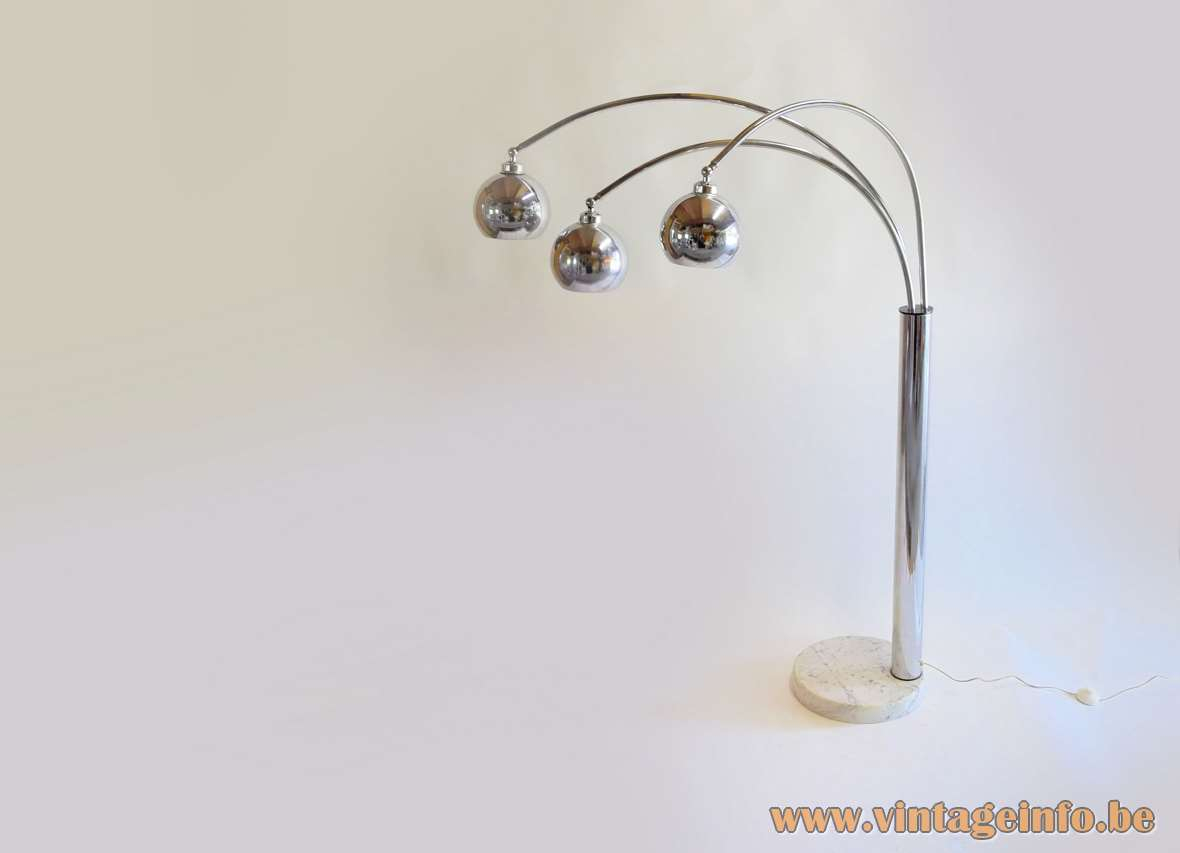 Marble And Chrome Eyeball Floor Lamp Vintage Info All with regard to size 1180 X 853