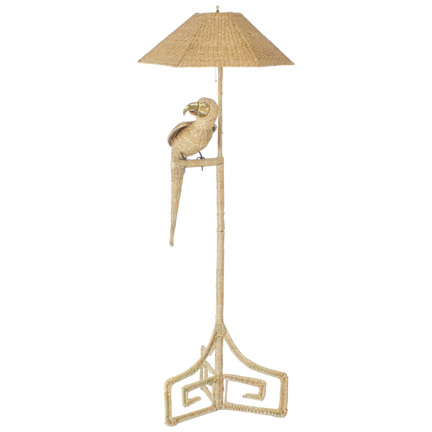 Mario Torres Parrot Floor Lamp At 1stdibs pertaining to dimensions 1500 X 1500