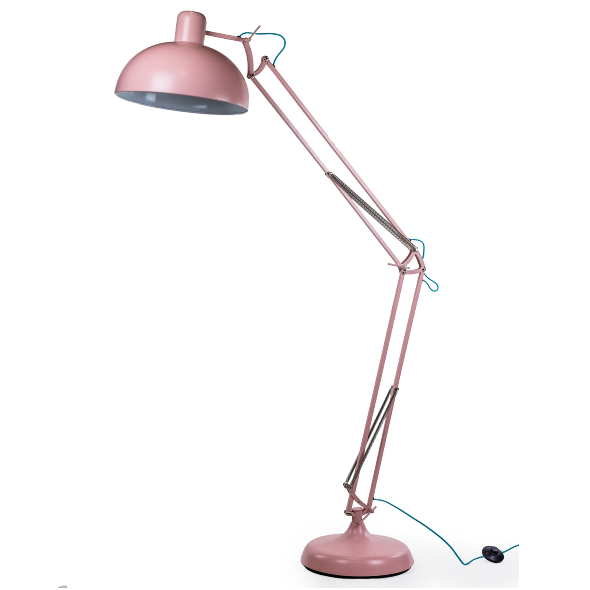 Matte Pink Extra Large Classic Desk Style Floor Lamp intended for dimensions 2000 X 2000