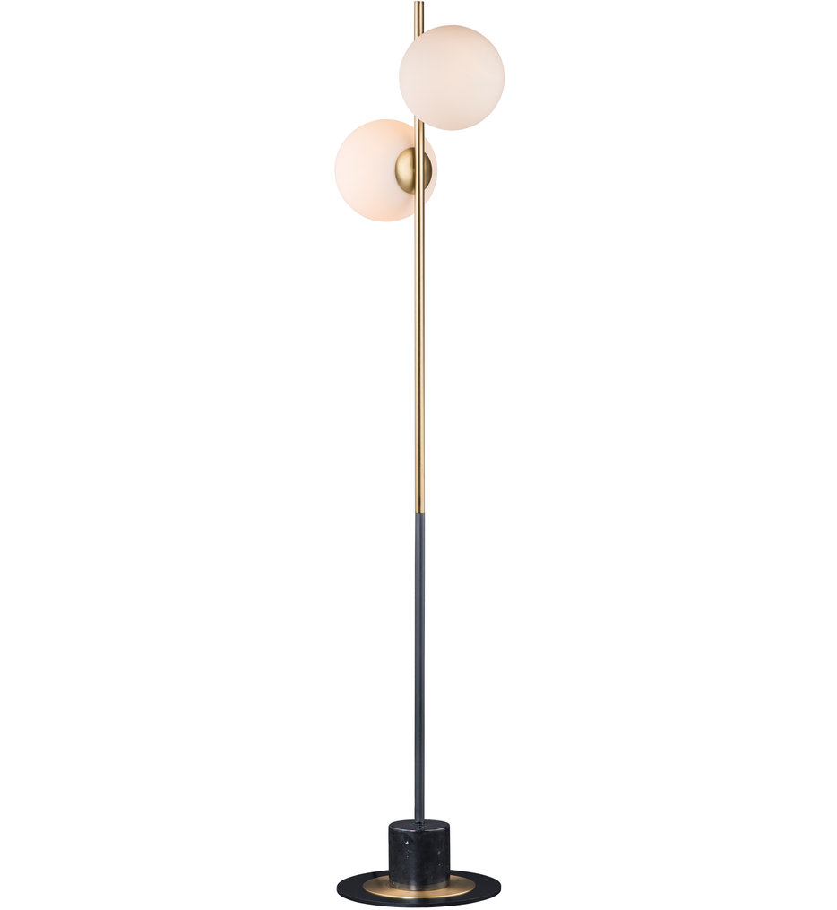 Maxim Lighting 26039swsbrbk Vesper Satin Brassblack 69 Inch Floor Lamp intended for dimensions 934 X 1015