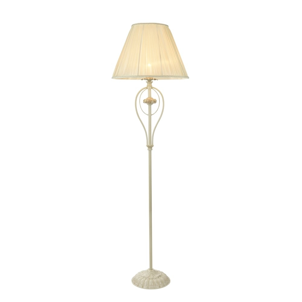 Maytoni Lighting Olivia Elegant Floor Lamp Ivory regarding sizing 1000 X 1000