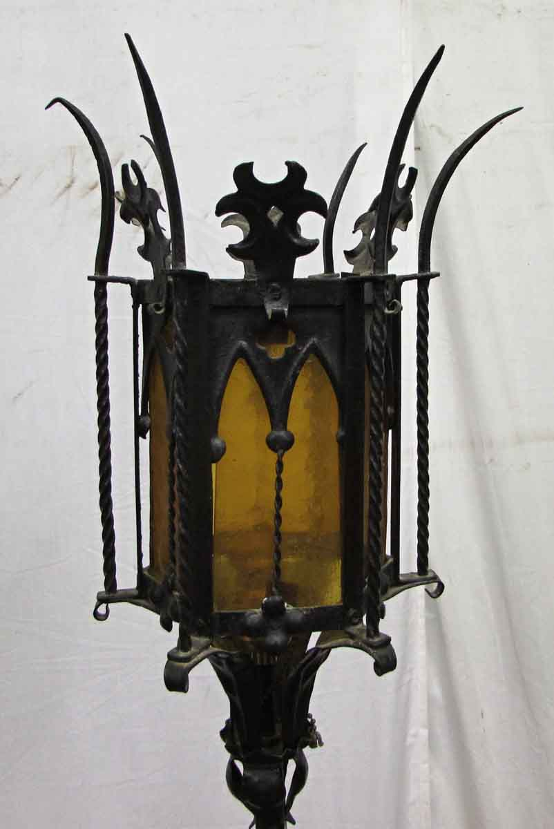 Medieval Style Wrought Iron Floor Lamp with proportions 802 X 1200