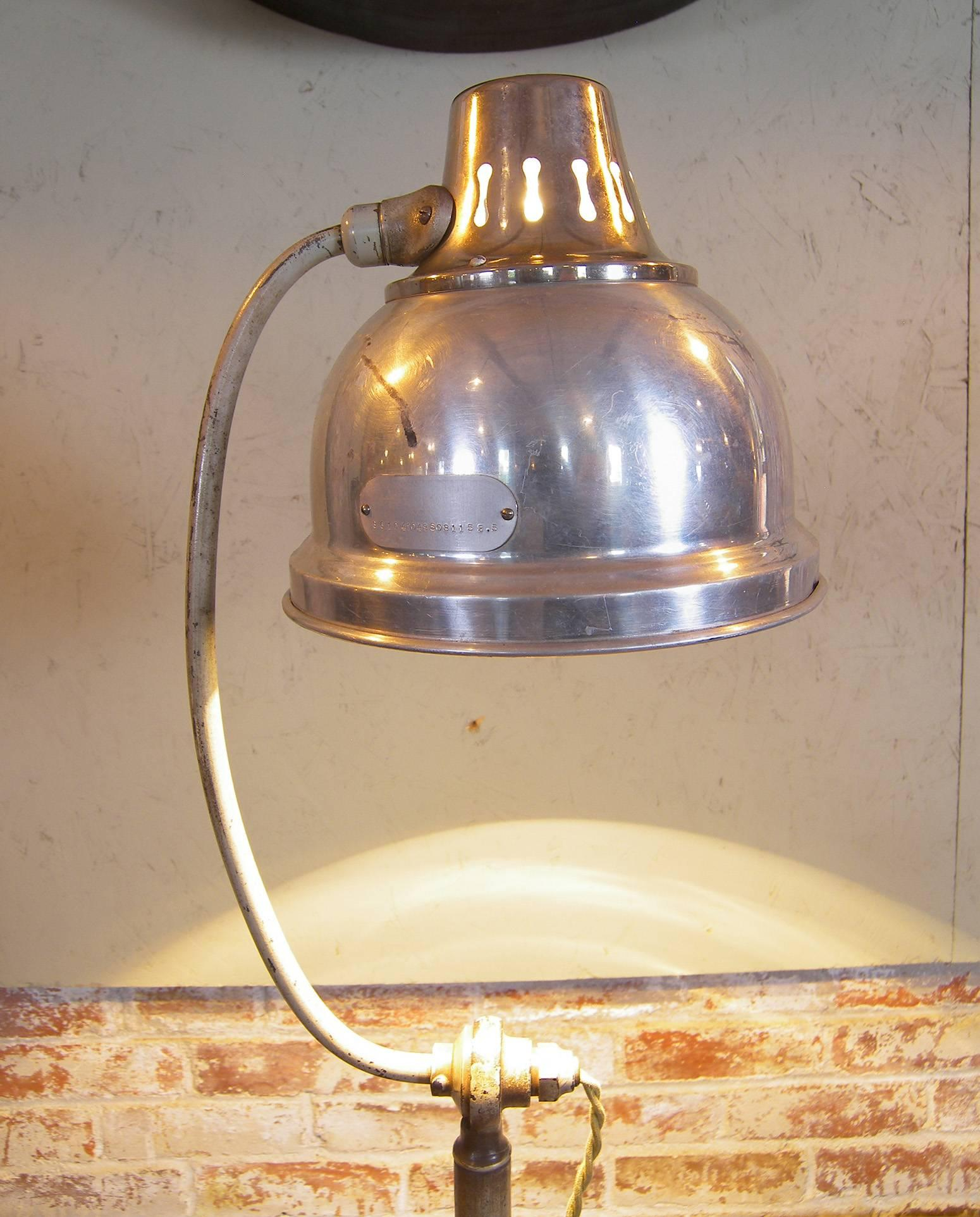 Metal Floor Lamp Vintage Industrial Lighting With Cast Iron Base inside dimensions 1550 X 1923