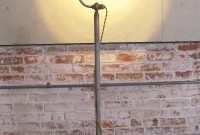 Metal Floor Lamp Vintage Industrial Lighting With Cast Iron Base with measurements 1550 X 2455