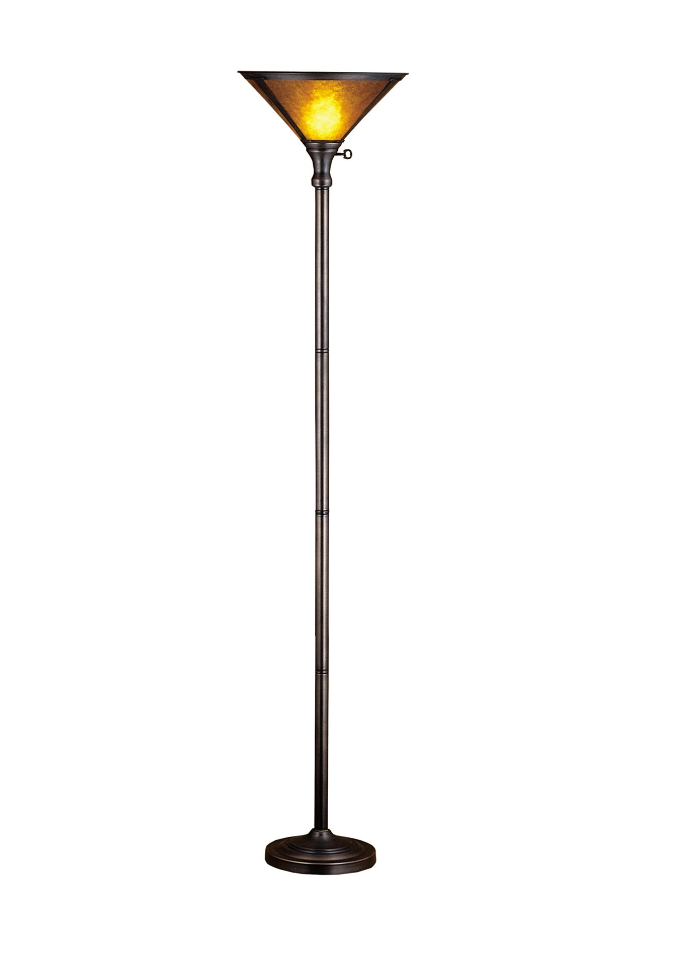 Meyda Tiffany Dirk Van Erp Mica Torchiere Floor Lamp Md 23961 See Details for proportions 1357 X 1900