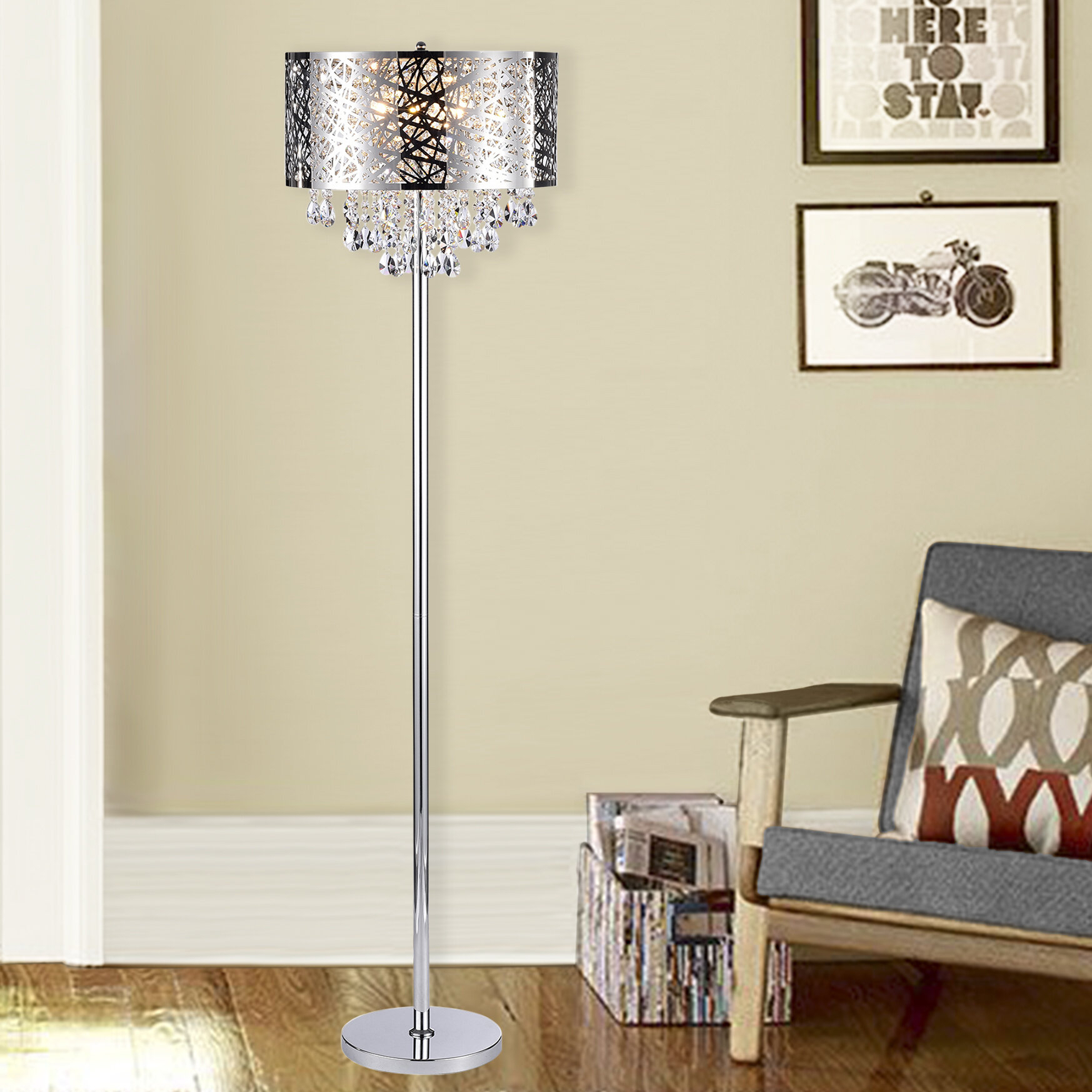 Michaels 6417 Floor Lamp throughout size 1747 X 1747