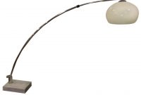 Mid Century Arc Floor Lamp In Chrome With White Marble Base with regard to dimensions 960 X 960
