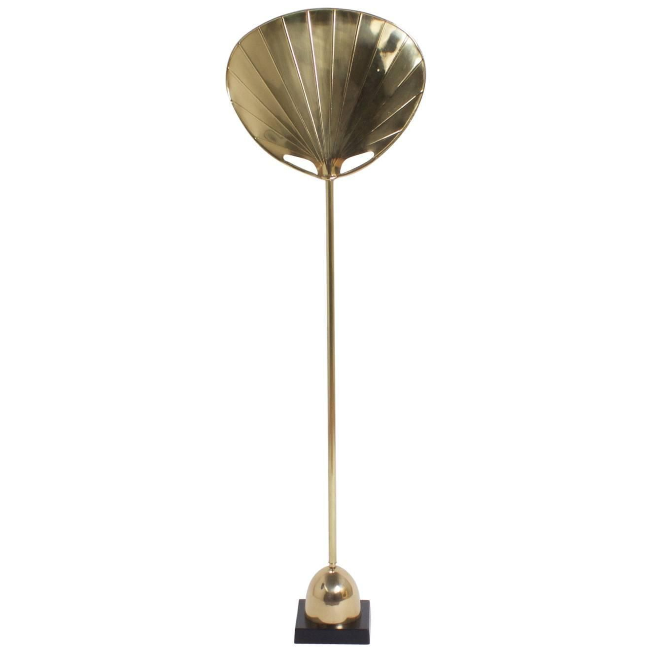 Mid Century Chapmen Palm Leaf Floor Lamp 1 Floor Lamp in measurements 1323 X 1323
