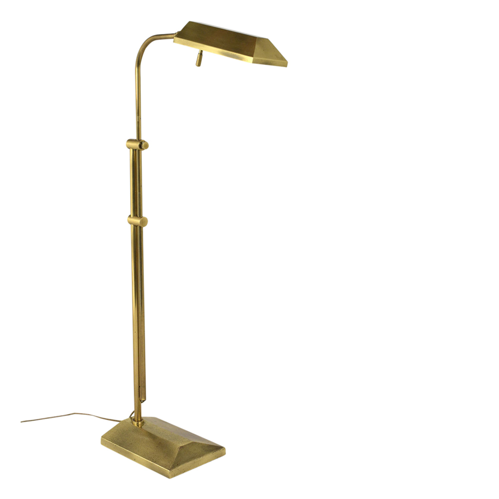 Mid Century Modern Brass Adjustable Floor Lamp with regard to dimensions 1000 X 1000