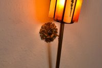 Mid Century Modern Castle Tiki Torch Lamp Wall Sconce within measurements 2000 X 3000