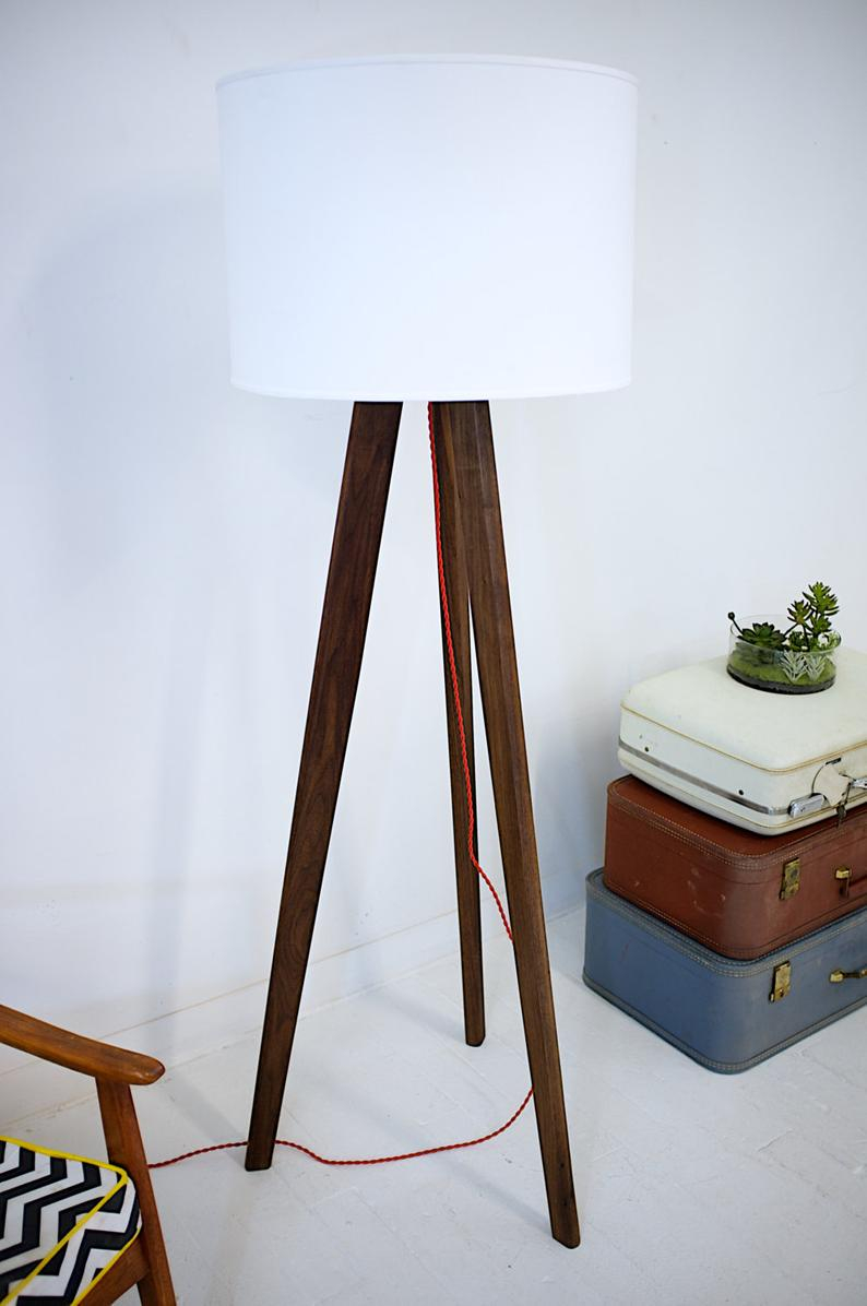 Mid Century Modern Floor Lamp Tripod Floor Lamp with measurements 794 X 1196