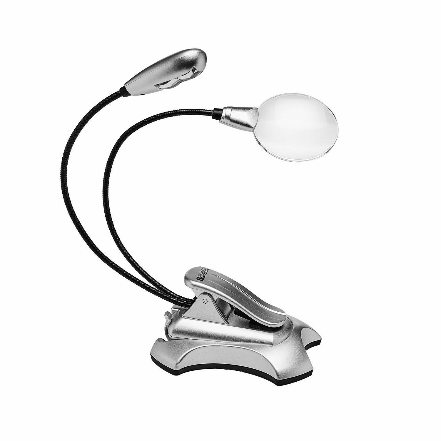 Mighty Bright Led Vusion Craft Light Magnifier With Flexible Arms Silver intended for proportions 1500 X 1500