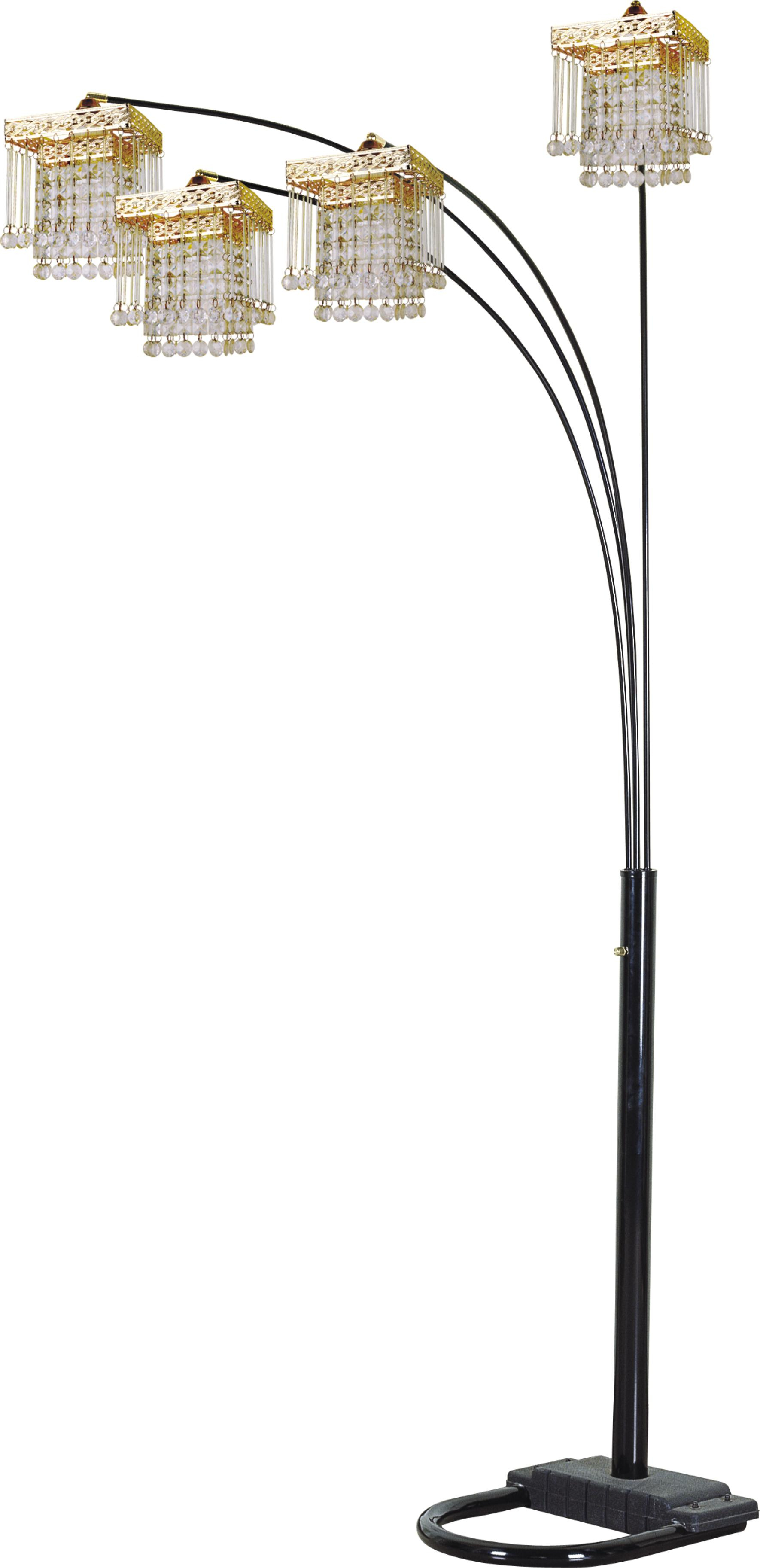 Milton Green Stars Salvador Adjustable 84 Inch Arc Floor Lamp intended for proportions 1770 X 3651