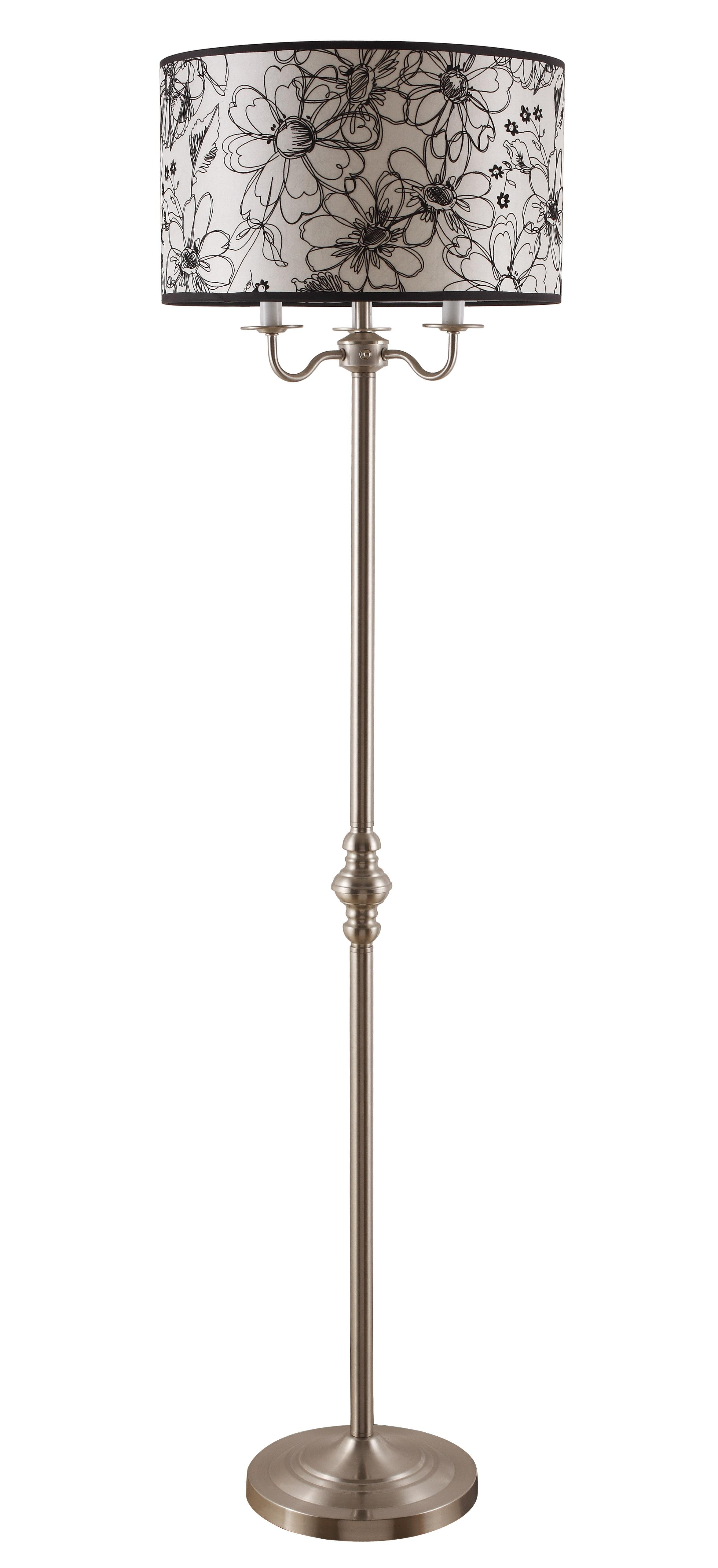 Milton Green Stars Sisel Contemporary 605 Inch Floor Lamp With Decorative Shade pertaining to measurements 2350 X 5132
