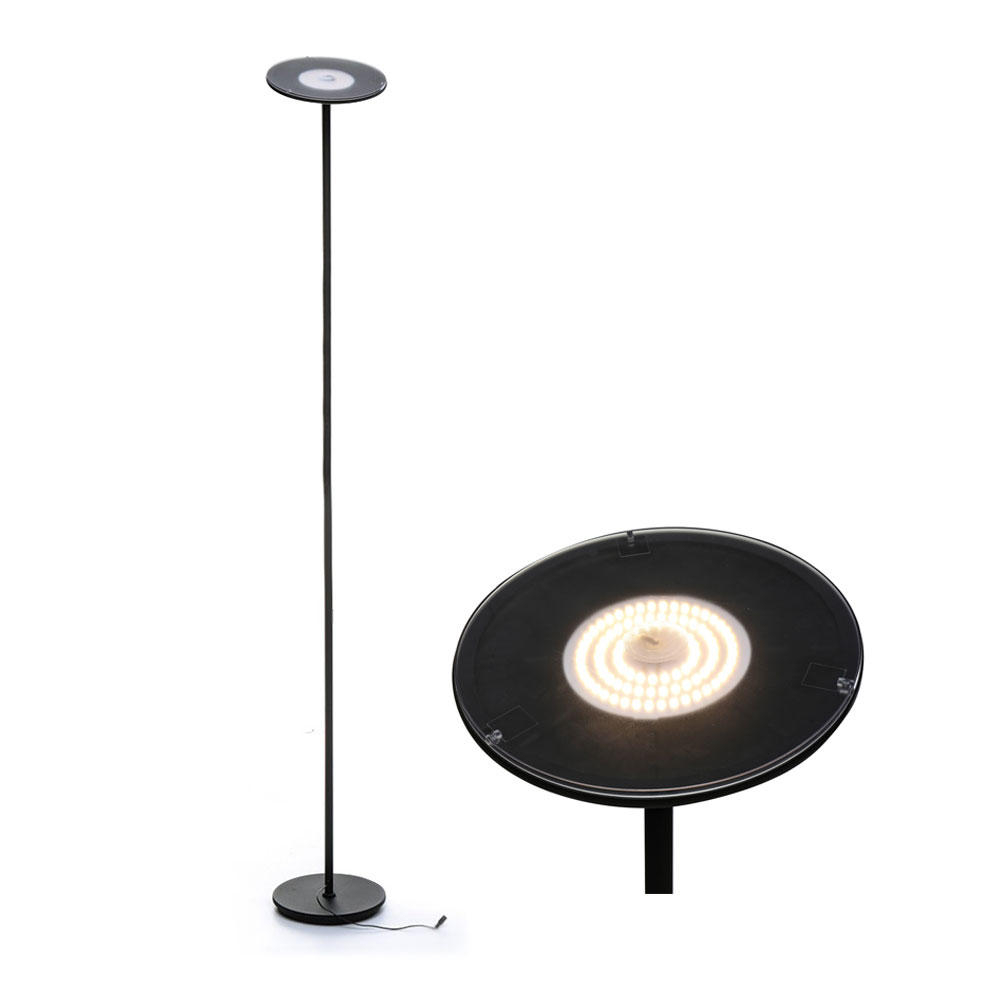 Minleaf Ml Pl1 Super Bright Floor Lamp Tall Standing Modern Pole Light For Living Rooms Offices Dimmable Uplight For Reading Books In Your pertaining to size 1000 X 1000