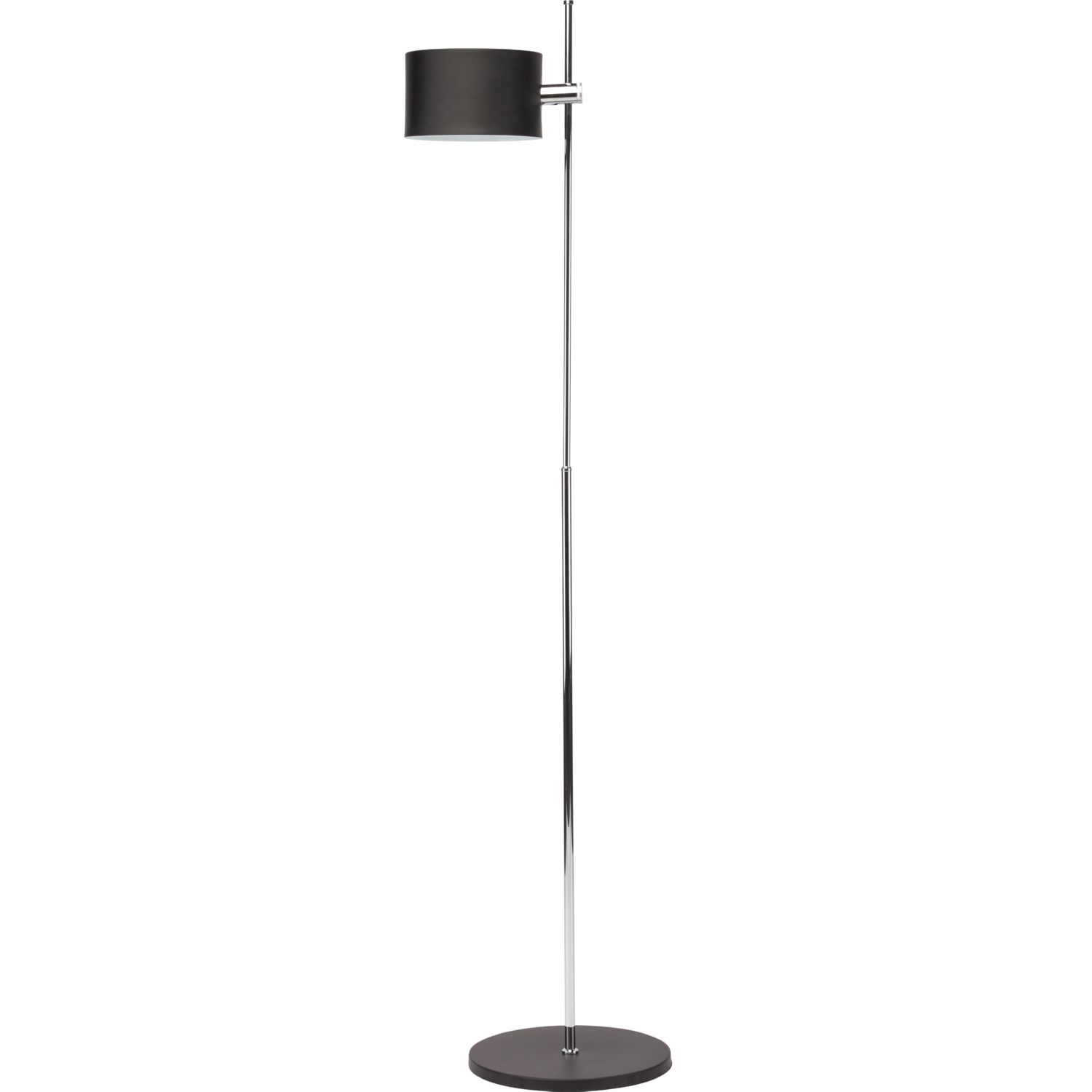 Minsk Floor Lamp In Black Metal Chrome Nuevo Modern Furniture in size 1500 X 1500