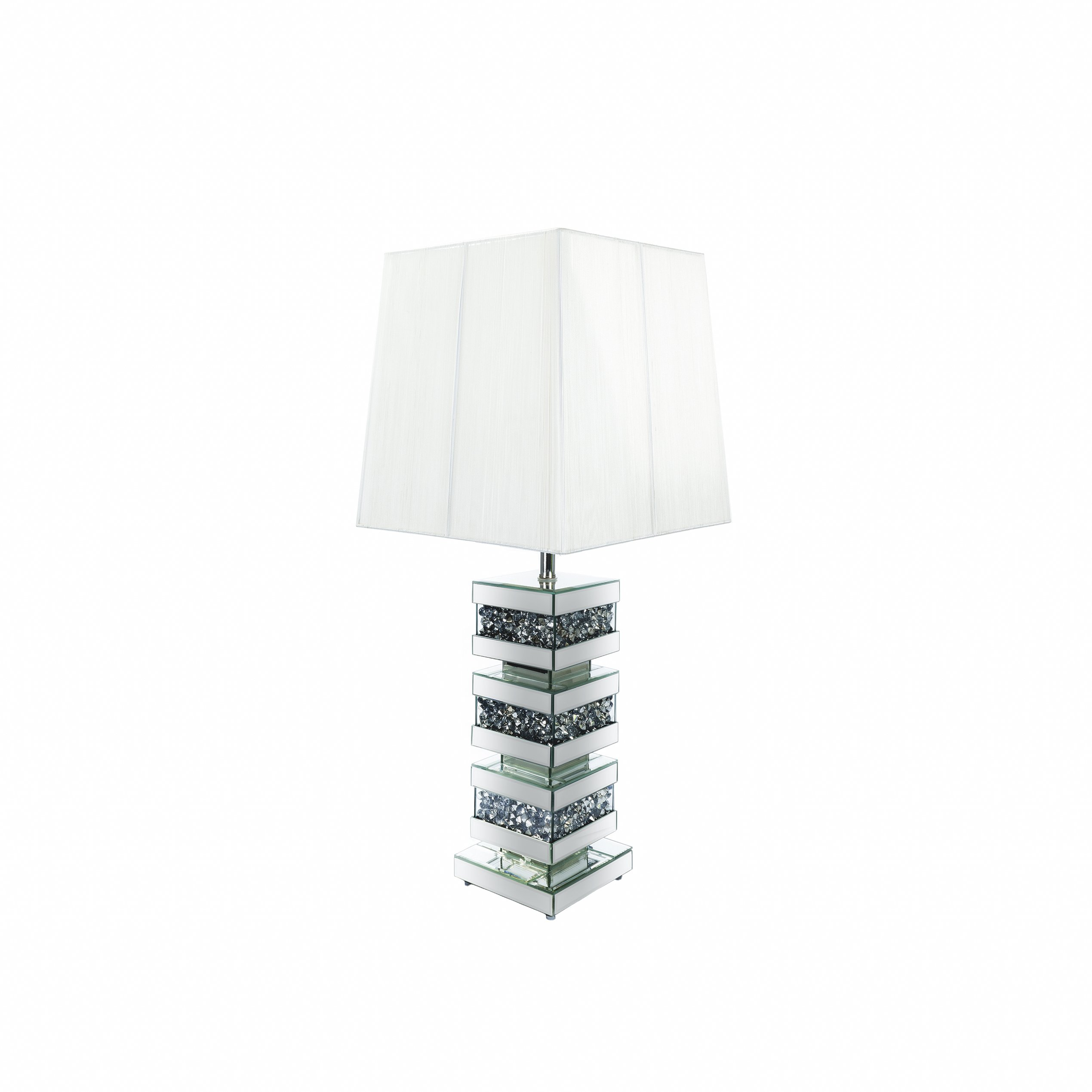 Mirror Crystal Block Floor Lamp Table Lamp in sizing 2539 X 2539