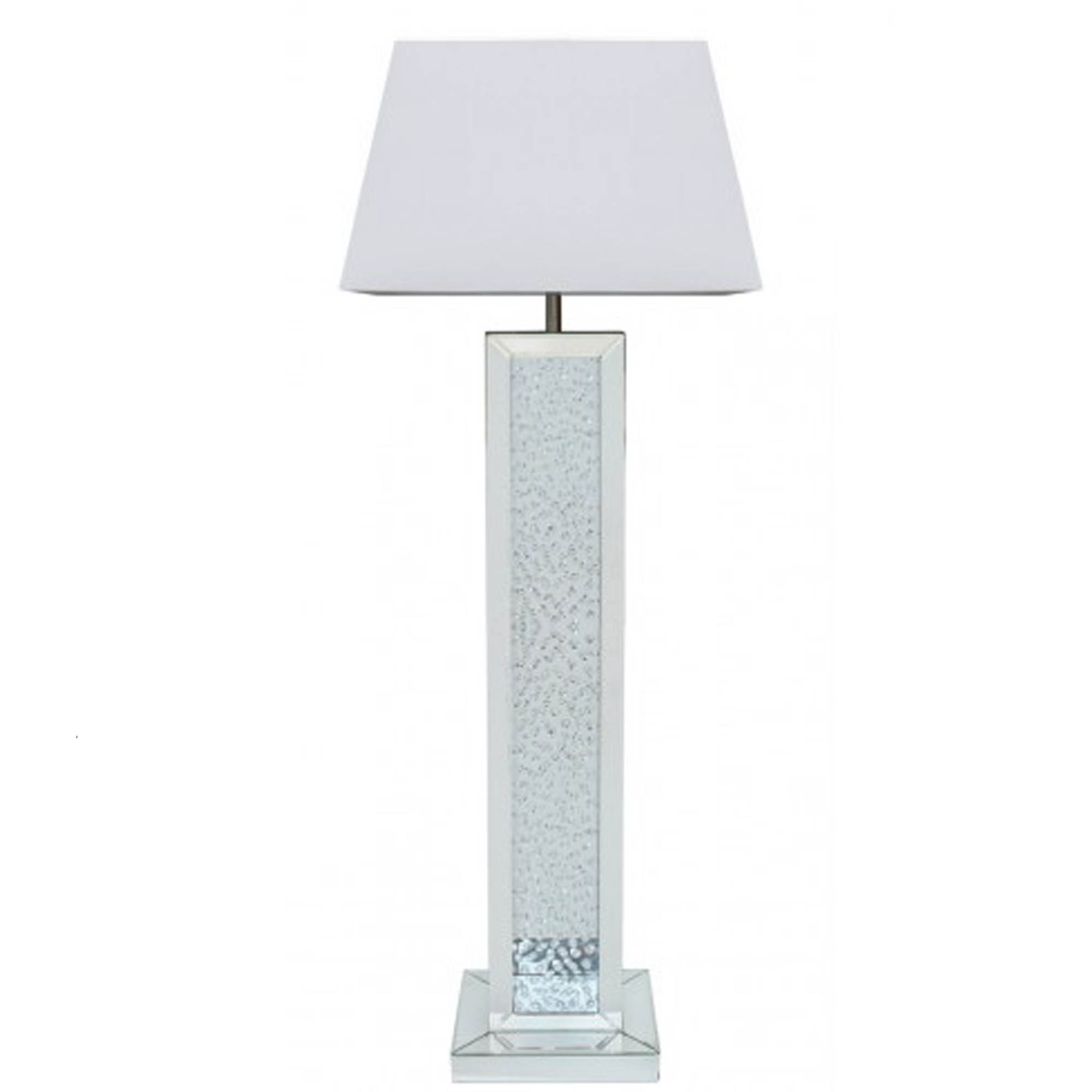 Mirrored Crystal Tall Floor Lamp with measurements 2000 X 2000
