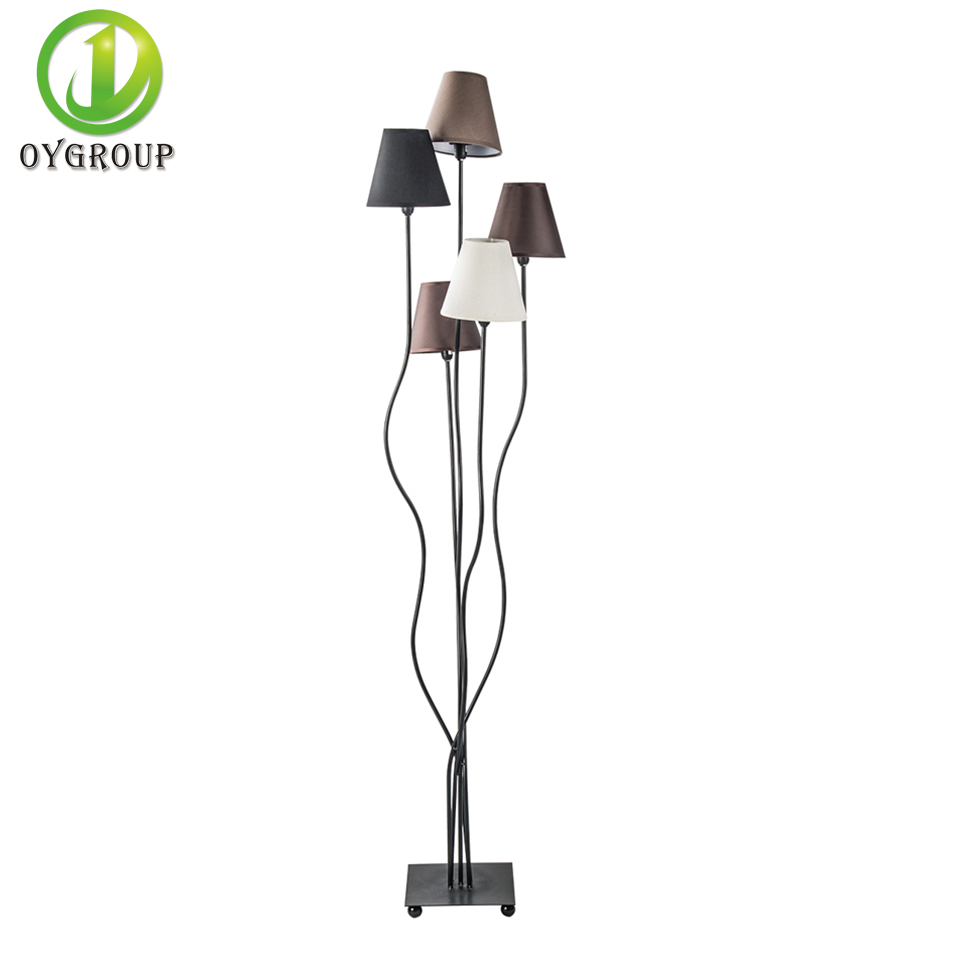 Modern 5 Heads Branch Floor Lamp Wirth Colorful E14 with regard to size 960 X 960