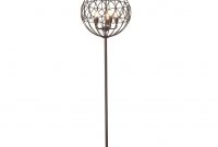 Modern 66 X 19 Inch Round Black Iron Cage Floor Lamp with sizing 1292 X 1292