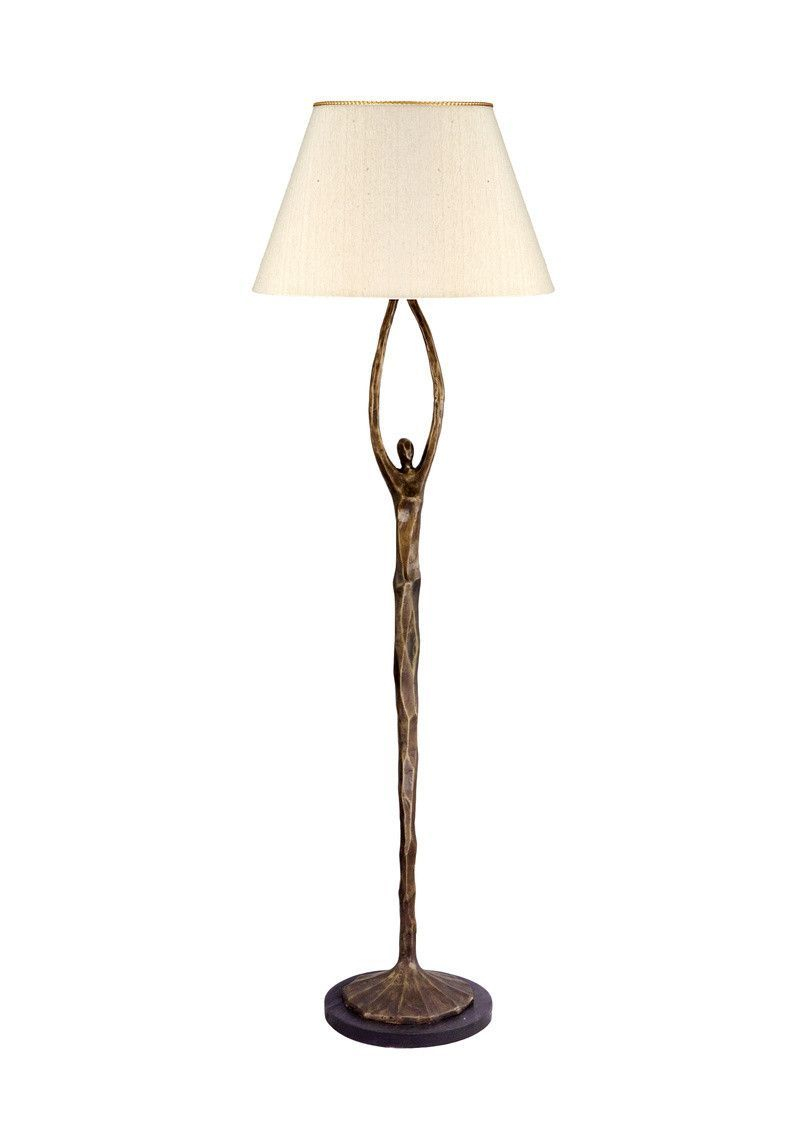 Modern Cubist Figural Floor Lamp In 2019 Bronze Floor Lamp inside measurements 809 X 1132