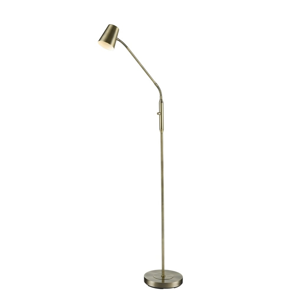 Modern Flex Arm Dimmable Reading Floor Lamp In Bronze Finish Sl234 in dimensions 1000 X 1000