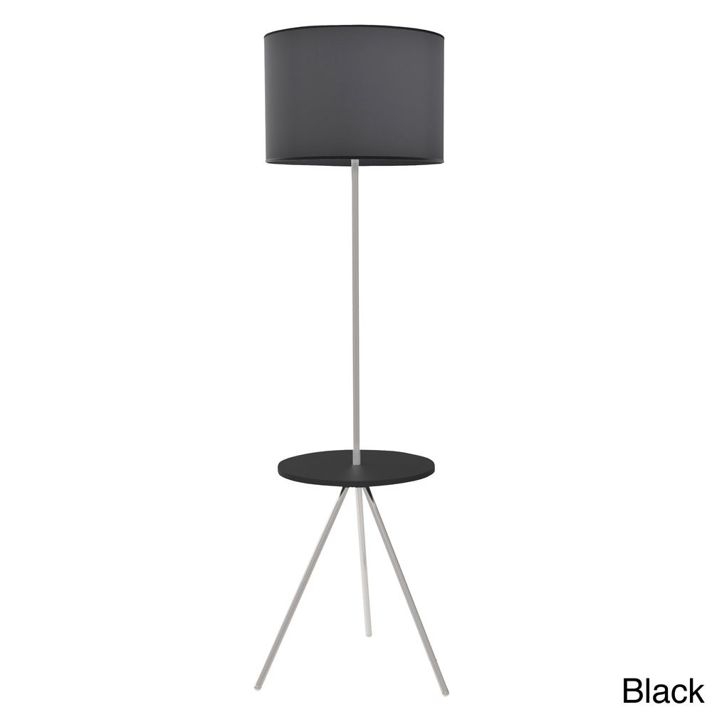 Modern Fusion Floor Lamp With Table Shopping Black Table throughout sizing 1000 X 1000