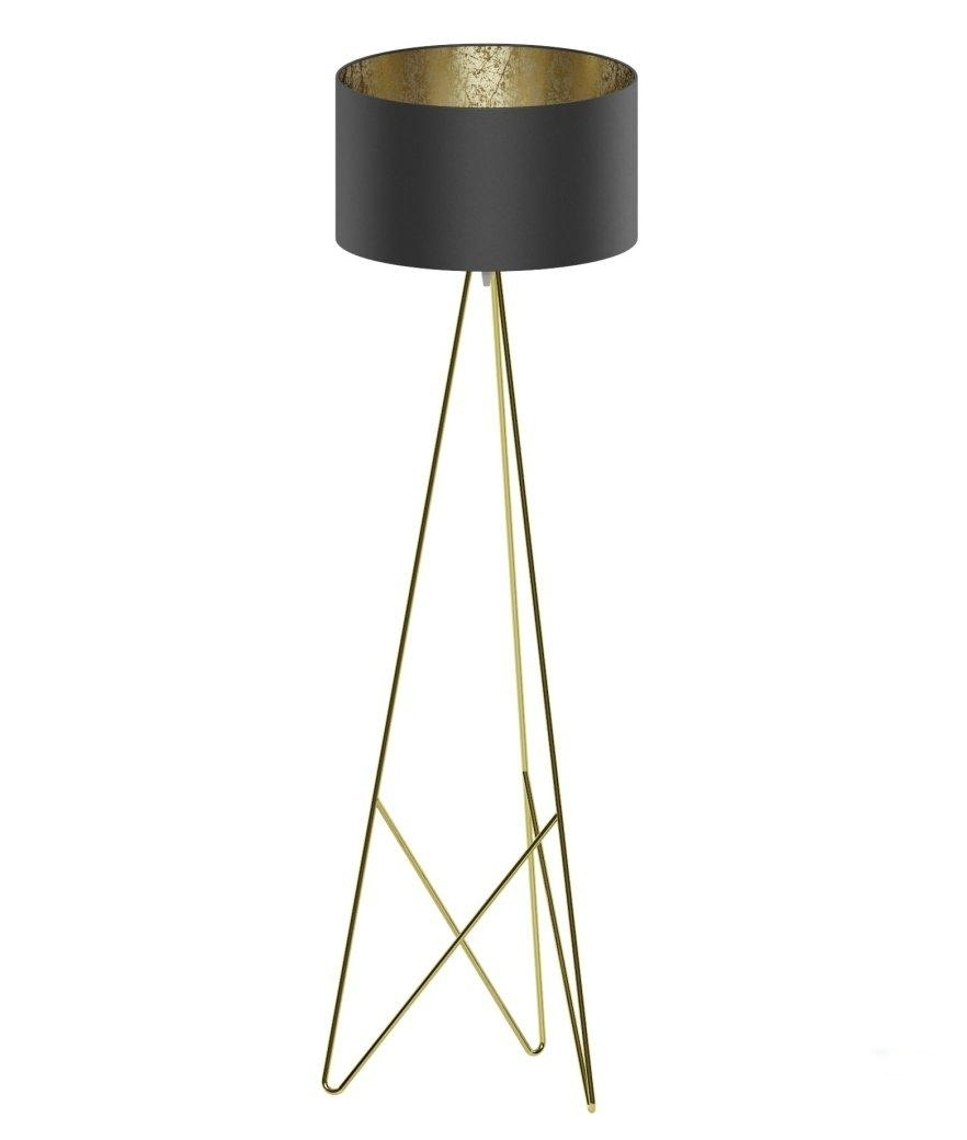Modern Geometric Tripod Floor Lamp With Shade with regard to measurements 882 X 1040