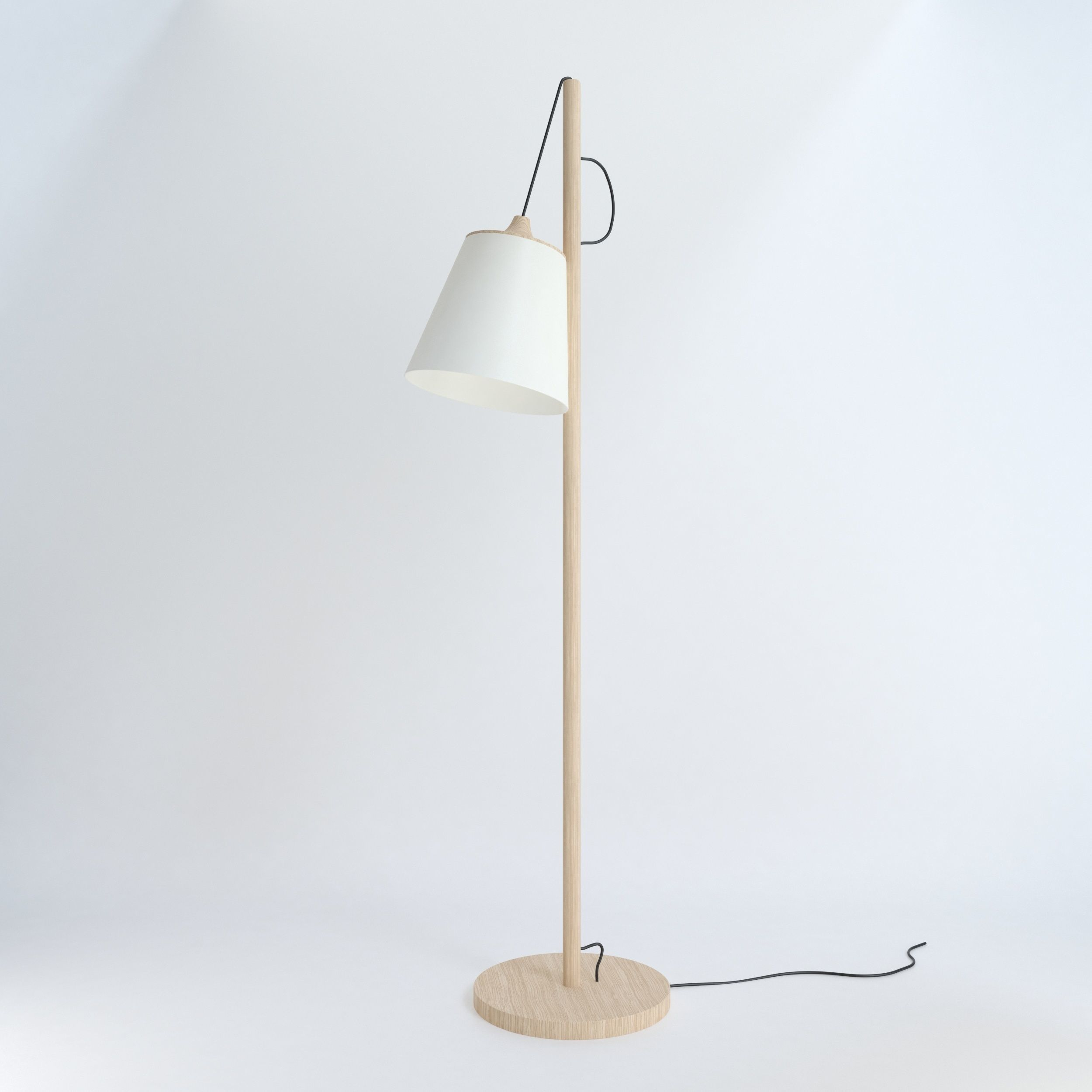 Modern Scandinavian Floor Lamp Muuto 3d Model pertaining to dimensions 2500 X 2500