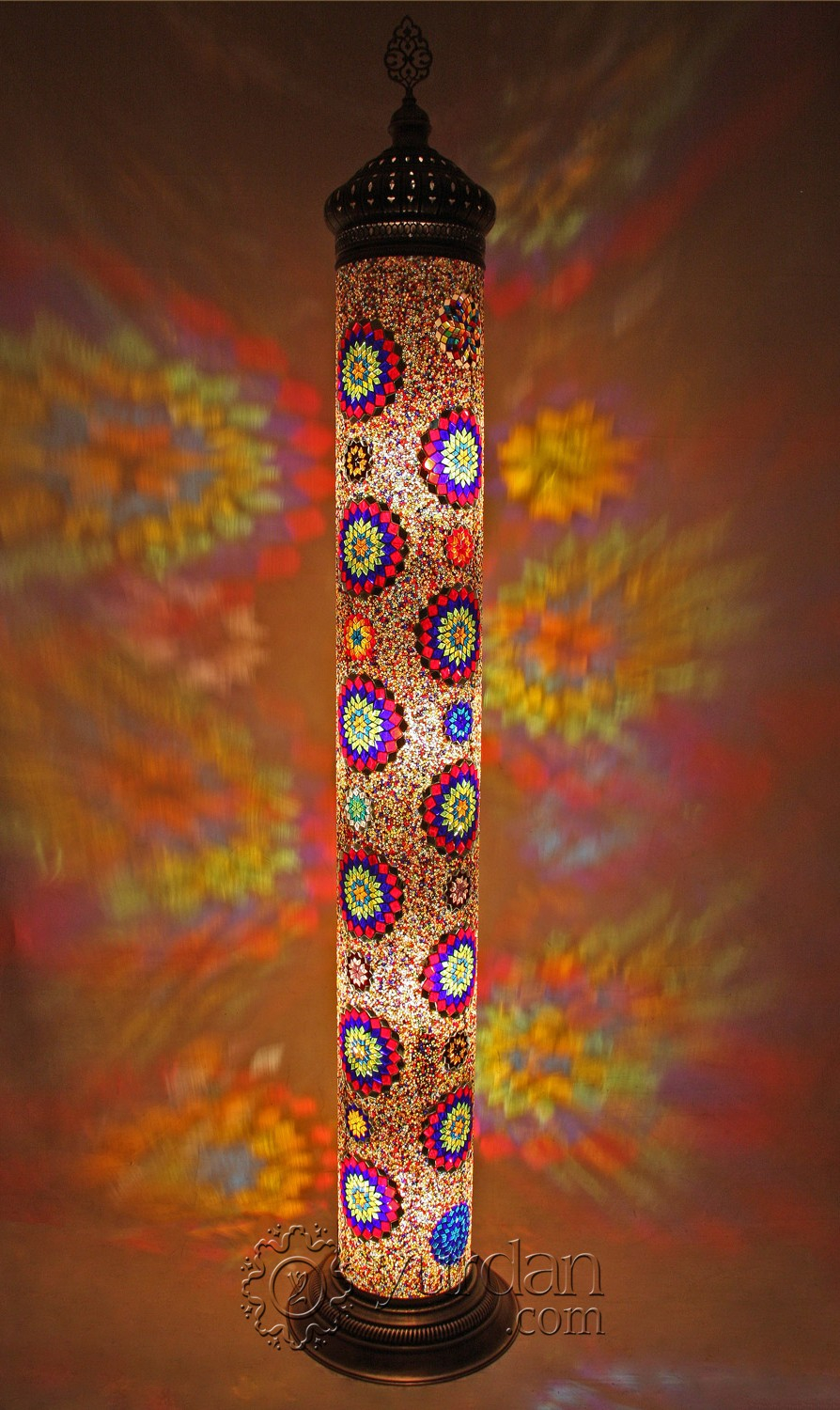 Mosaic Floor Lamp intended for measurements 894 X 1500