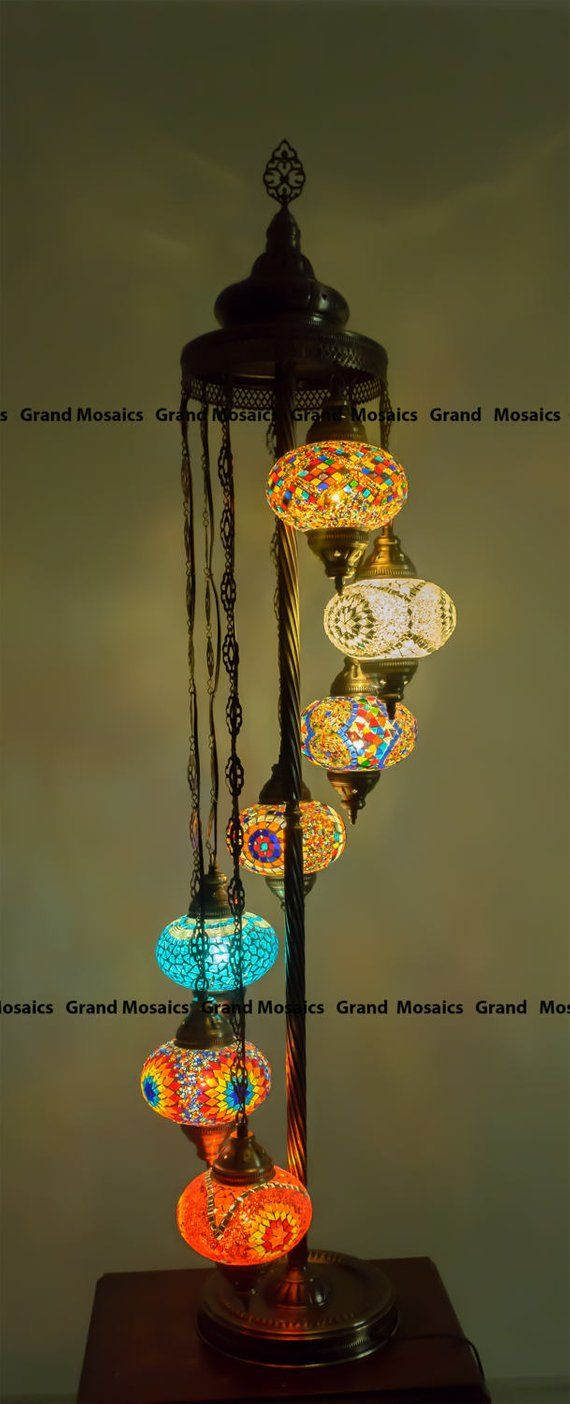 Mosaic Turkish Lampsturkish Lampsfloor Lampsarabian Lamps with size 570 X 1404