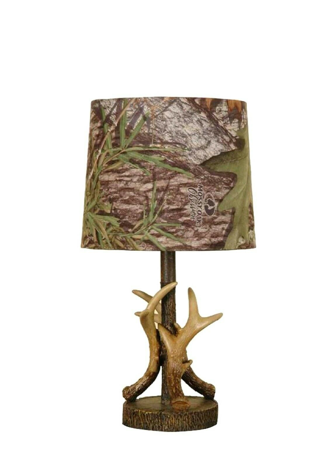 Mossy Oak Deer Antler Accent Lamp Dark Brown Woodtone Home Bedroom Light pertaining to measurements 1150 X 1599