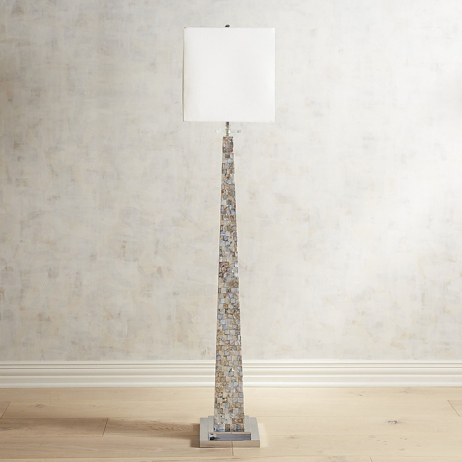 Mother Of Pearl Triangular Floor Lamp Products Floor in measurements 1500 X 1500