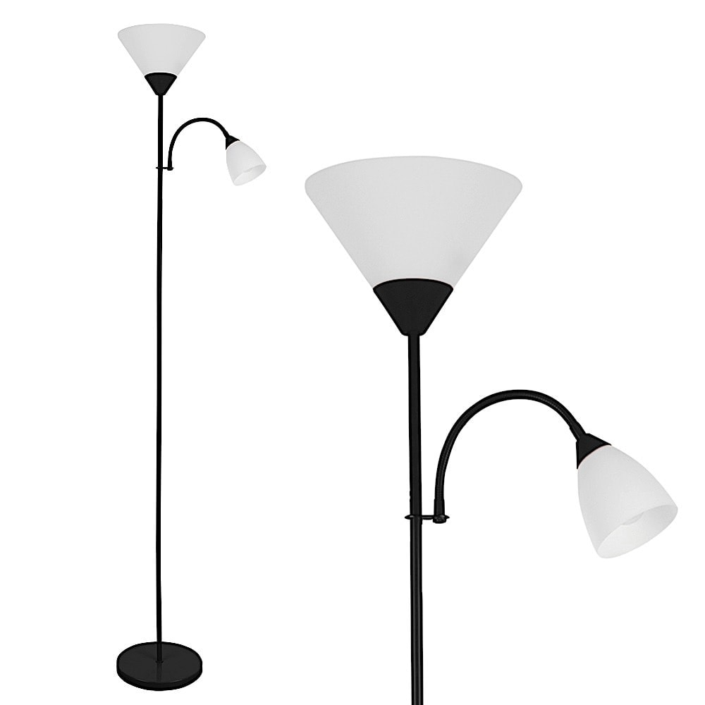 Mozz Gloss Black Mother Child Floor Lamp for size 1000 X 1000