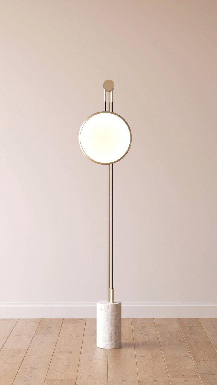 Muji Lamps Floor Lamp Adjustable Height Aluminium And Steel with size 728 X 1287